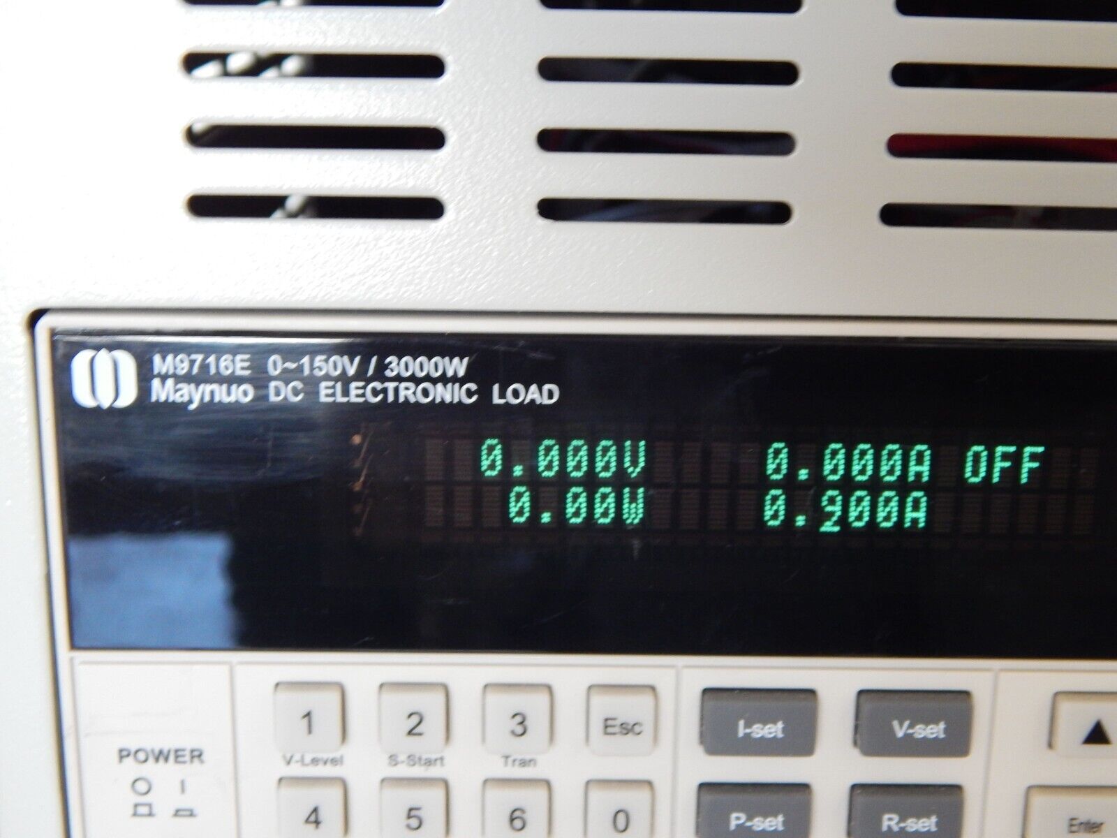 Maynuo M9716E Programmable DC Electronic Load 0-150V / 3000W Maynuo M9716E Programmable DC Electronic Load 0-150V / 3000W